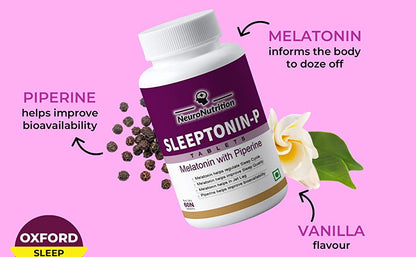 NeuroNutrition SLEEPTONIN-P Pack of 1 (60 Tabs)-TODAY ONLY DEAL -BUY1 GET 2 FREE OXFORD EXPERT FORMULA