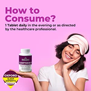 NeuroNutrition SLEEPTONIN-P Pack of 1 (60 Tabs)-TODAY ONLY DEAL -BUY1 GET 2 FREE OXFORD EXPERT FORMULA