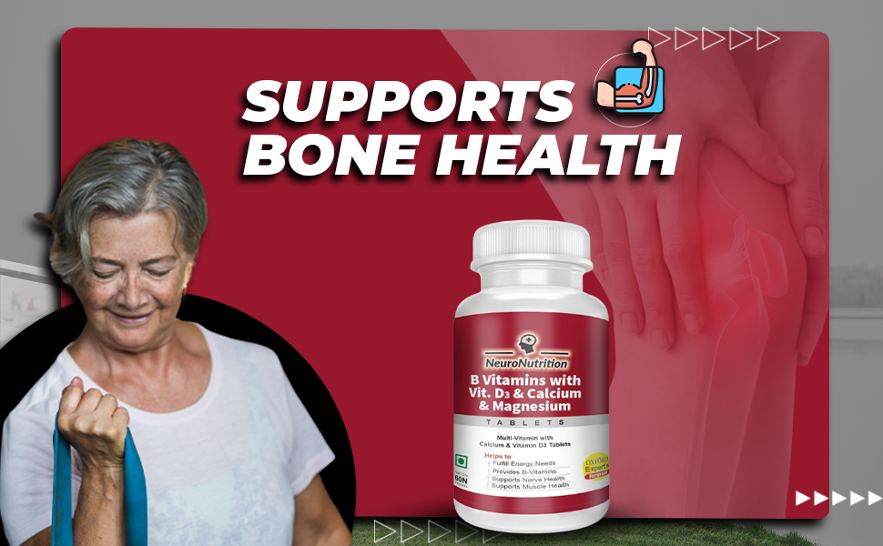 Introducing NeuroNutrition B Vitamins with Vitamin D3 and Calcium  -BUY1GET2FREE TODAY ONLY DEAL