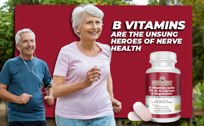 Introducing NeuroNutrition B Vitamins with Vitamin D3 and Calcium  -BUY1GET2FREE TODAY ONLY DEAL