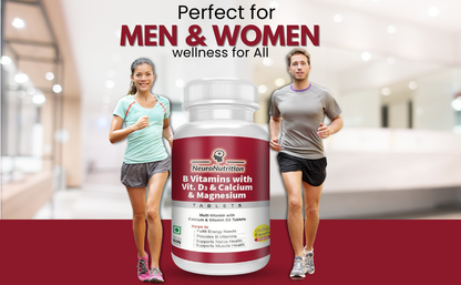 Introducing NeuroNutrition B Vitamins with Vitamin D3 and Calcium  -BUY1GET2FREE TODAY ONLY DEAL
