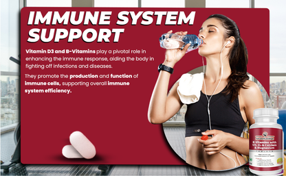 Introducing NeuroNutrition B Vitamins with Vitamin D3 and Calcium  -BUY1GET2FREE TODAY ONLY DEAL