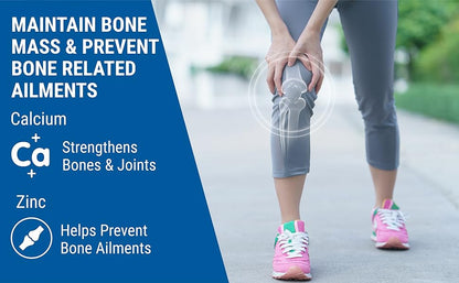 Neuronutrition Calcium + D3 + Magnesium – Supports bone & muscle health-One bottle of 60 Tabs