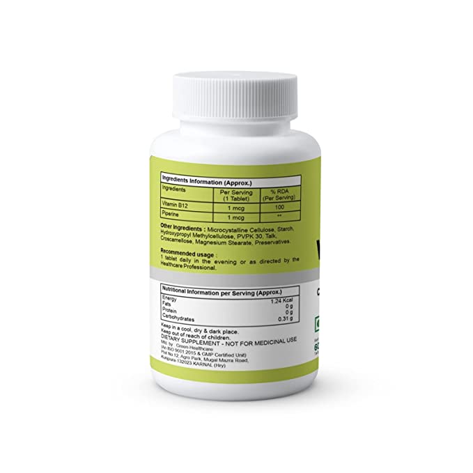 NeuroNutrition Oxford Specialist Vitamin B12 Pack of 3 (180 Tabs)@R699+Delievery Free