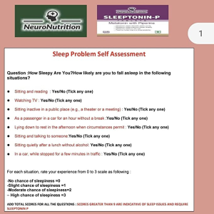 NeuroNutrition Oxford Expert SLEEP KIT SLEEPTONIN-P Pack of 1 (60 Tabs)