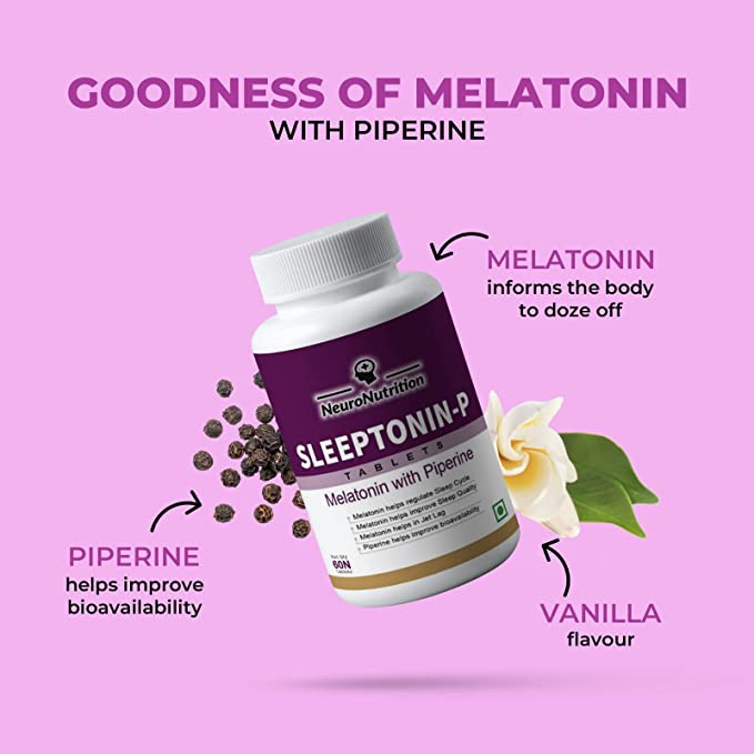 NeuroNutrition SLEEPTONIN-P Pack of 1 (60 Tabs)-TODAY ONLY DEAL -BUY1 GET 2 FREE OXFORD EXPERT FORMULA