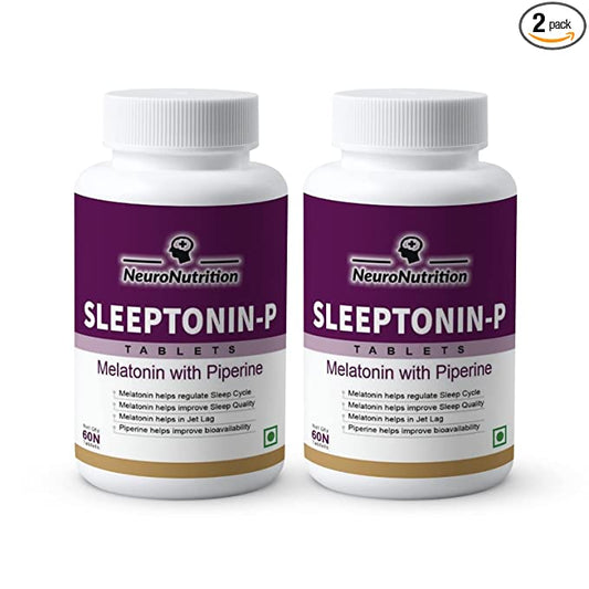 NeuroNutrition SLEEPTONIN-P Pack of 2 (120 Tabs)