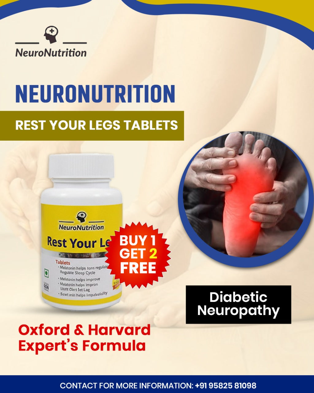 NeuroNutrition Oxford Expert Diabetic Kit -upto70%OFF@Rs999+Delievery Fee