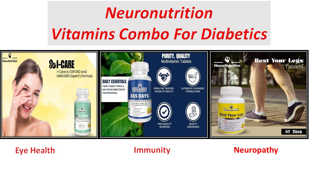 NeuroNutrition Combo of Hair Nails and Skin Supplements(60x3 Tablets)