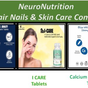 NeuroNutrition Combo of Hair Nails and Skin Supplements(60x3 Tablets)