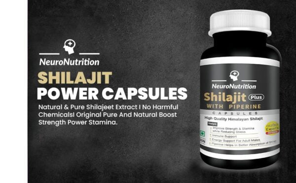 NeuroNutrition Shilajit Power Capsules BUY1 GET 2 FREE TODAY ONLY DEAL