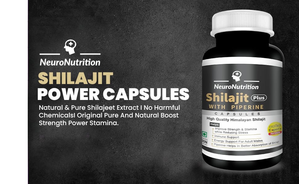 NeuroNutrition Shilajit Power Capsules BUY1 GET 2 FREE TODAY ONLY DEAL