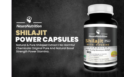 NeuroNutrition Shilajit Power Capsules BUY1 GET 2 FREE TODAY ONLY DEAL