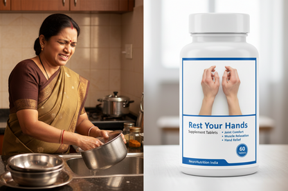 Neuronutrition REST YOUR HANDS Tablets -Buy1 Get1 Free -Delivery Free-Oxford and Harvard Exert FOrmula