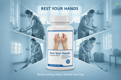 Neuronutrition REST YOUR HANDS Tablets -Buy1 Get1 Free -Delivery Free-Oxford and Harvard Exert FOrmula